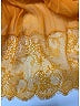 Self-Portrait 100% Polyester Orange Chiffon midi dress Size 10 - photo 11