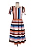 Lularoe Stripes Orange Casual Dress Size M - photo 1