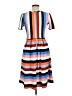 Lularoe Stripes Orange Casual Dress Size M - photo 2