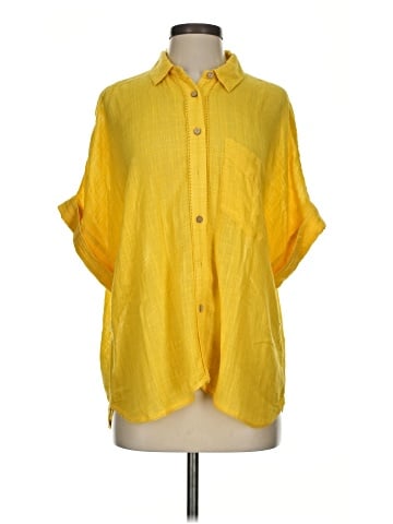 Sundance 3/4 Sleeve Button-Down Shirt (view 1)