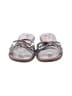 Madewell 100% Leather Silver Tan Sandals Size 9 - photo 2