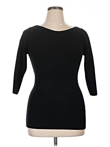 LED Luxe Essentials Denim Pullover Sweater (view 1)