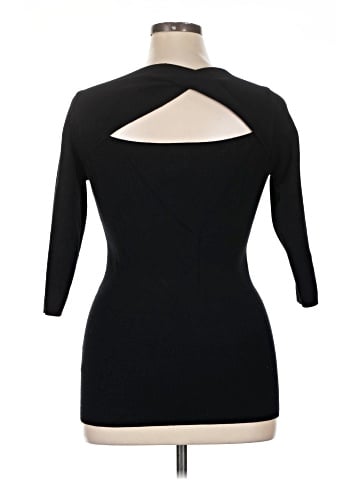 LED Luxe Essentials Denim Pullover Sweater (view 2)