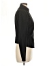 Tahari Solid Black Jacket Size 8 - photo 4