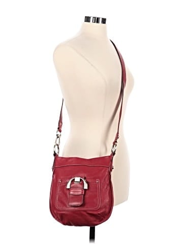 B Makowsky Leather Crossbody Bag (view 2)