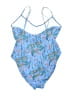 HVN Print Blue One Piece Swimsuit Size XXL - photo 2