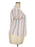 Torrid 100% Rayon Stripes Ivory Short Sleeve Blouse Size 2X Plus (2) - photo 4