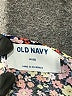 Old Navy 100% Viscose Floral Black Dress Size 8 - photo 3