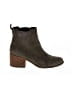 TOMS 100% Leather Gray Ankle Boots Size 9 (wide) - photo 1