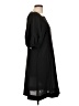 Cos 100% Polyester Solid Black Casual Dress Size 12 - photo 4