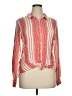 Harper Heritage 100% Rayon Stripes Red Long Sleeve Blouse Size XL - photo 1