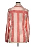 Harper Heritage 100% Rayon Stripes Red Long Sleeve Blouse Size XL - photo 2