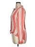 Harper Heritage 100% Rayon Stripes Red Long Sleeve Blouse Size XL - photo 5
