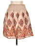 Ecote Paisley Tan Orange Casual Skirt Size S - photo 1