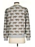 Charter Club Animal Print Silver Pullover Sweater Size S - photo 2