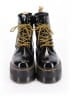 Dr. Martens 100% Leather Black Ankle Boots Size 7 - photo 2