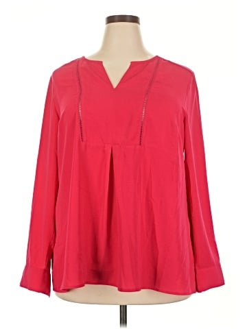Lane Bryant Outlet Long Sleeve Blouse (view 1)