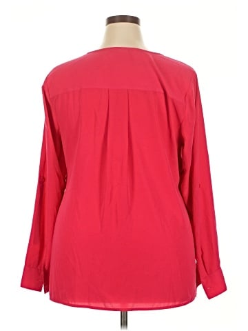 Lane Bryant Outlet Long Sleeve Blouse (view 2)