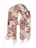 H&M 100% Acrylic Floral Ivory Pink Scarf One size - photo 1