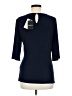 DKNY 100% Polyester Blue 3/4 Sleeve Top Size M - photo 2