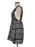 Zara 100% Polyester Houndstooth Black Casual Dress Size XS - photo 5