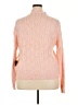 ELOQUII Elements 100% Acrylic Pink Pullover Sweater Size 18 - photo 2