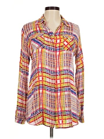 CAbi Long Sleeve Button-Down Shirt (view 1)