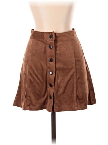 American Eagle Outfitters Faux Leather Skirt (view 1)