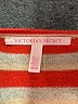 Victoria's Secret 100% Cotton Stripes Orange Pullover Sweater Size M - photo 7