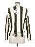 Line & Dot 100% Cotton Stripes Green Pullover Sweater Size S - photo 2