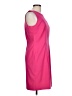 AB Studio Solid Pink Cocktail Dress Size 12 - photo 4
