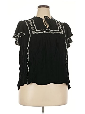 Style&Co Short Sleeve Blouse (view 1)