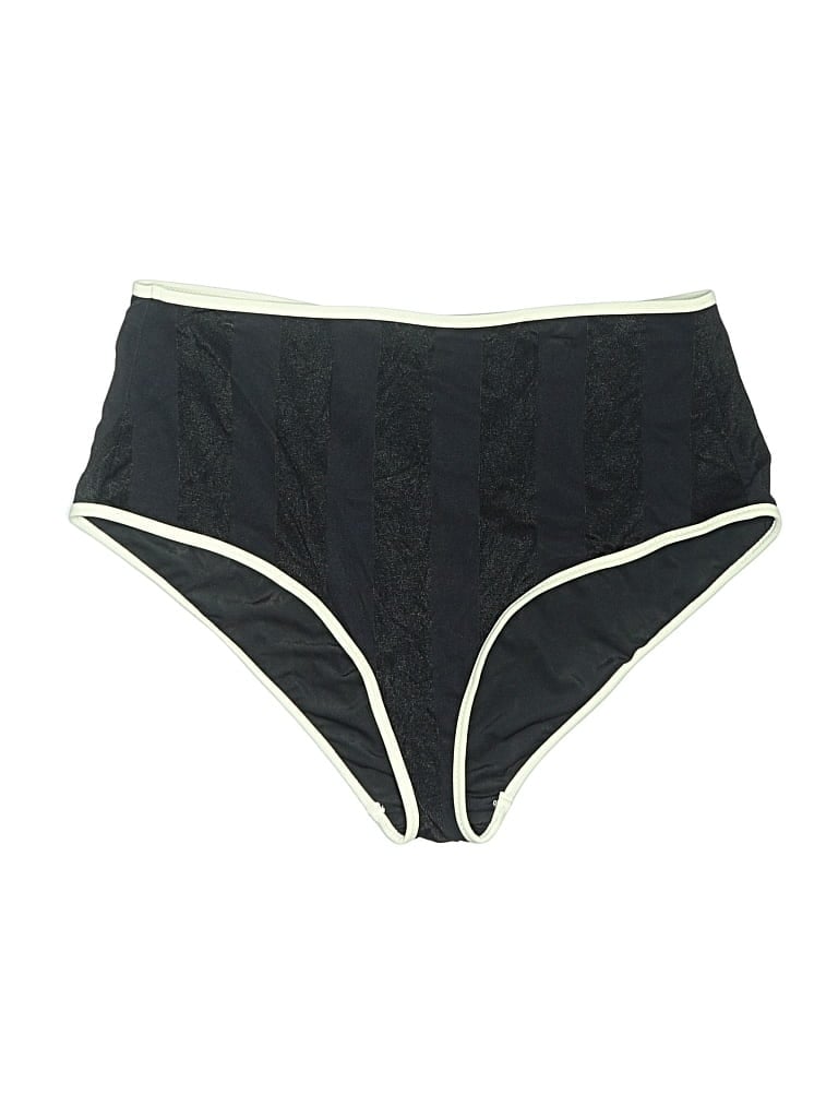 Pre-owned Aerie Swimsuit Bottoms In Black