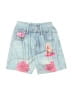 Unbranded Graphic Blue Denim Shorts Size 130 cm / US 8 - photo 1