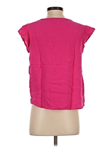 Three Dots Short Sleeve Top (view 2)