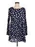 Roxy 100% Viscose Polka Dots Blue Casual Dress Size M - photo 1