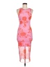 Assorted Brands Graphic Pink Cocktail Dress Size M - photo 1