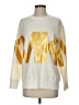 MICHAEL Michael Kors Graphic Gold Ivory Sweatshirt Size S - photo 1