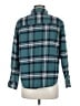 Pendleton 100% Cotton Plaid Teal Long Sleeve Button-Down Shirt Size M - photo 2