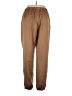 Uniqlo 100% Polyester Solid Brown Casual Pants Size XL - photo 2