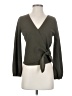 TeXTURE & THREAD Madewell Green Long Sleeve Blouse Size XS - photo 1