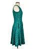 Lularoe Polka Dots Teal Cocktail Dress Size XXS - photo 4