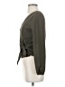 TeXTURE & THREAD Madewell Green Long Sleeve Blouse Size XS - photo 5
