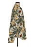 River Island 100% Polyester Floral Yellow Long Sleeve Blouse Size S - photo 4