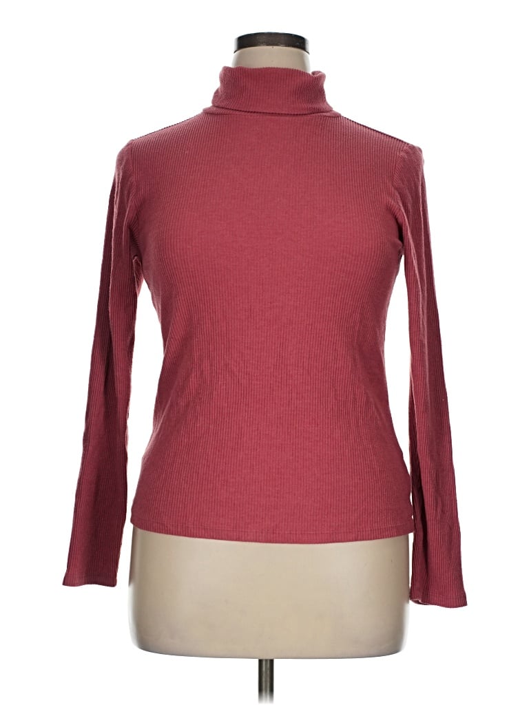 Pre-owned Old Navy Turtleneck Sweater In Burgundy