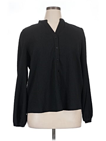 Calligraphie Long Sleeve Blouse (view 1)