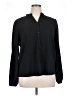 Calligraphie Black Long Sleeve Blouse Size XL - photo 1