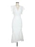Shein White Cocktail Dress Size 6 - photo 1