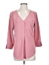 Fred David 100% Polyester Pink 3/4 Sleeve Blouse Size S - photo 1