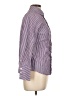 Lands' End 100% Baumwolle Stripes Purple Long Sleeve Button-Down Shirt Size 10 (petite) - photo 4